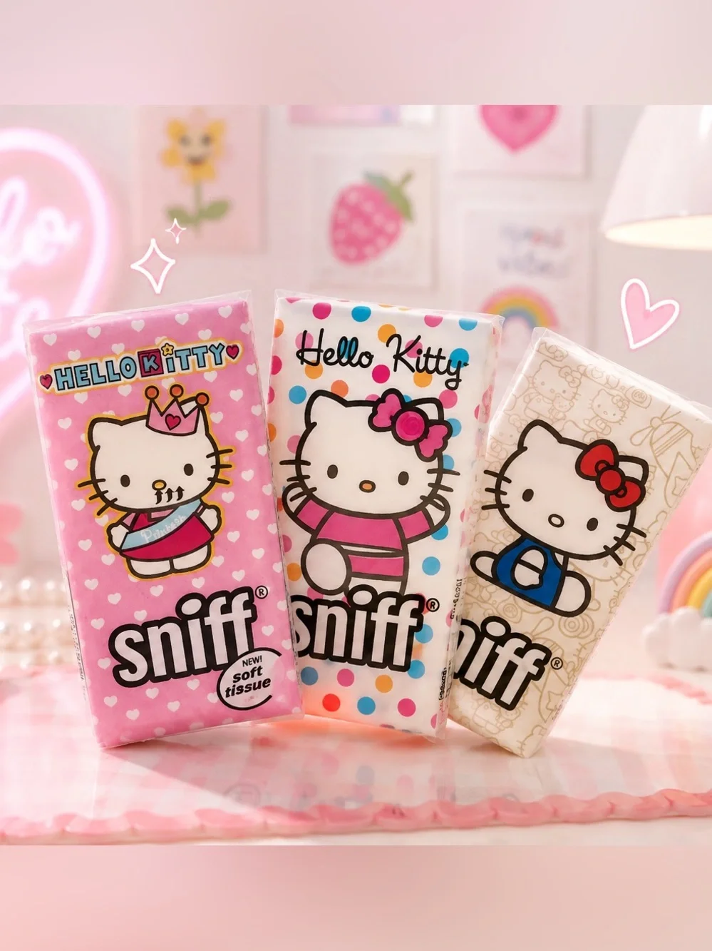 RARE HELLO KITTY TISSUES